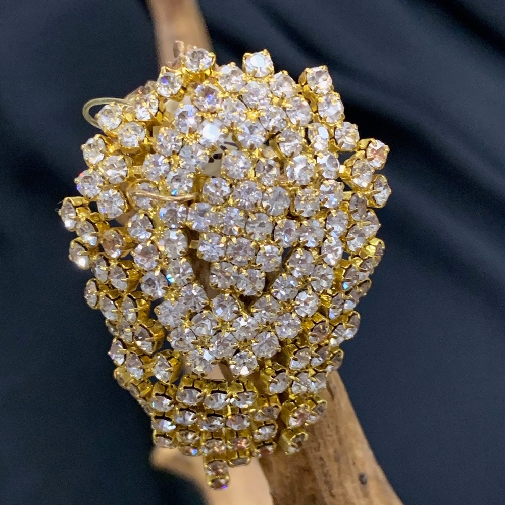 Rhinestone Dramatic Ring - image 5